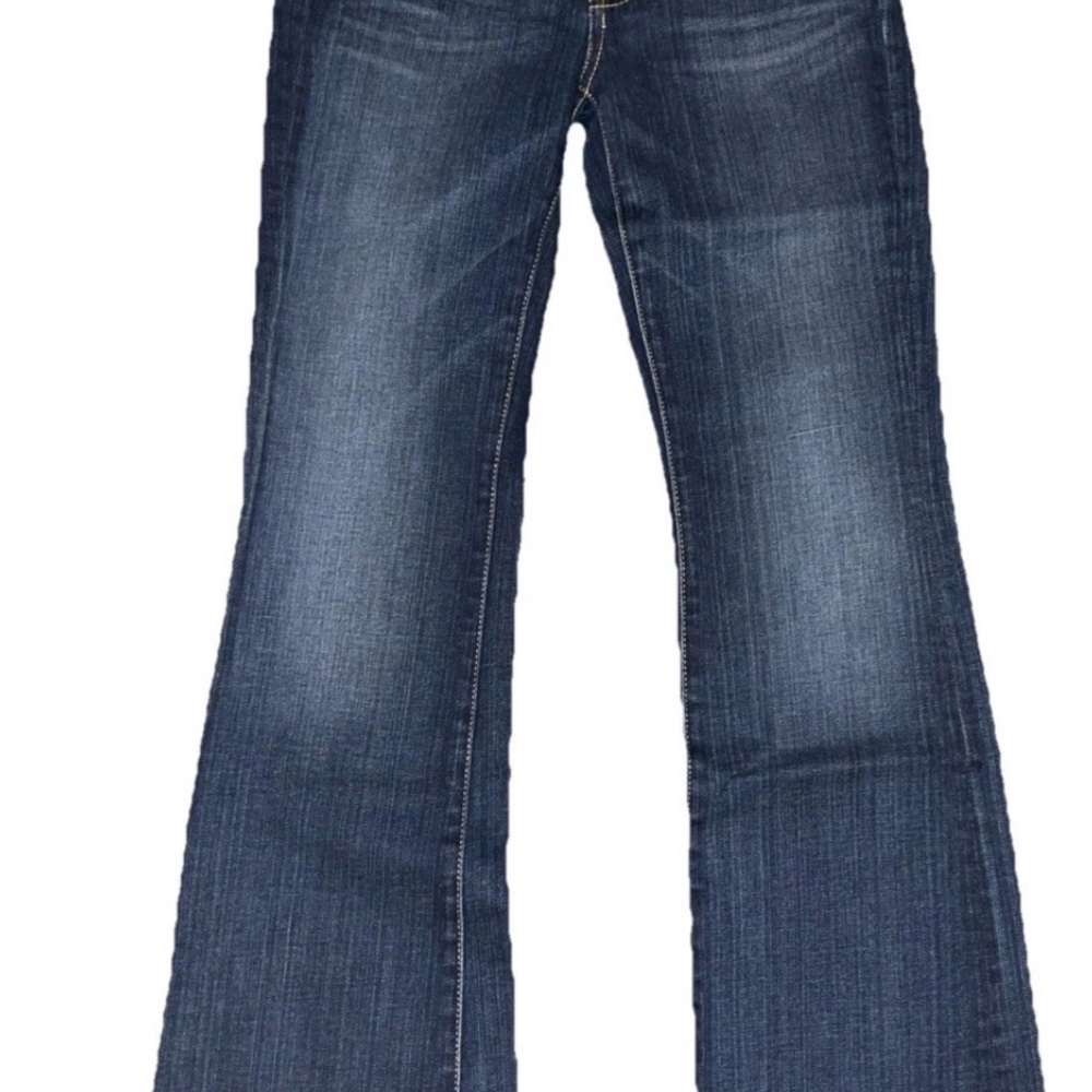 7 For All Mankind Dark Blue Flare Jeans